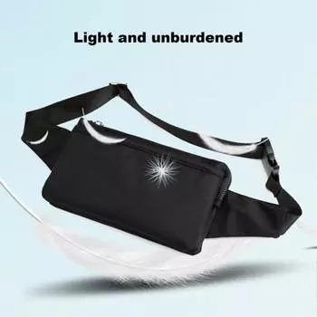 Поясная сумка с несколькими карманами, регулируемый ремень, застежка-молния, большая вместимость, легкая поясная сумка для занятий спортом на открытом воздухе, кошелек для владельца