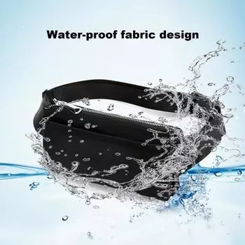 Поясная сумка с несколькими карманами, регулируемый ремень, застежка-молния, большая вместимость, легкая поясная сумка для занятий спортом на открытом воздухе, кошелек для владельца
