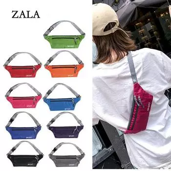 Поясная сумка унисекс, нагрудная сумка, сумка через плечо, поясная сумка на пояс, парусиновая сумка чёрный