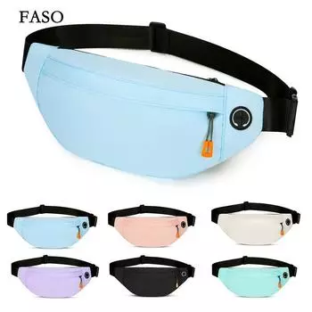 Поясная сумка унисекс, нагрудная сумка, сумка через плечо, поясная сумка на пояс, парусиновая сумка синий