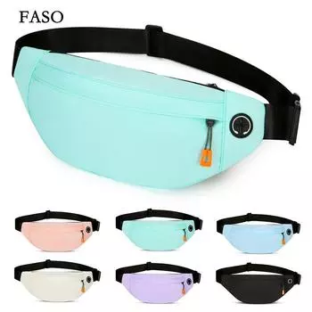 Поясная сумка унисекс, нагрудная сумка, сумка через плечо, поясная сумка на пояс, парусиновая сумка синий