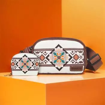 Поясная сумка в стиле бохо с небольшой сумочкой Модная поясная сумка с регулируемым ремнем нагрудная сумка для женщин для фестивалей, путешествий и концертов