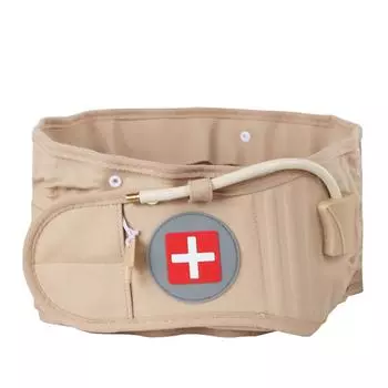 Поясничная поддержка, декомпрессионный поясной воздушный тяговый бандаж, пояс для облегчения боли в спине, устройство для снятия боли в спине, массажер унисекс NO Retail Box бежевый