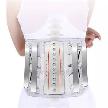 Поясничный поддерживающий пояс для лечения грыжи межпозвоночного диска ортопедический корсет для снятия боли при растяжении спины корсет для декомпрессии позвоночника дропшиппинг S