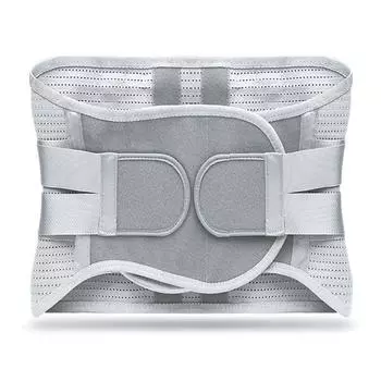 Поясничный поддерживающий пояс, самонагревающийся расширенный стальной пластинчатый дышащий регулируемый поясной защитный пояс для