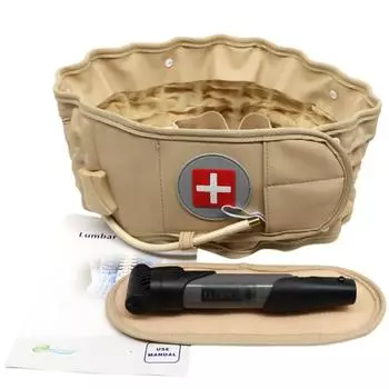 Поясничный пояс для поддержки спины, вытяжение, воздушная декомпрессия, облегчение боли, надувной массажер, защита талии