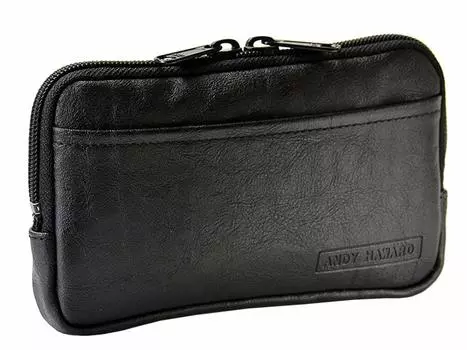 Поясной чехол для смартфона, тонкий горизонтальный мини-чехол для смартфона, сделанный в Японии, с тонкой вставкой, черный F [CrossWorld] для мужчин CWH200316-20