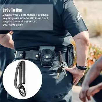Поясной карабин из нержавеющей стали, брелок для ключей, большой размер, быстроразъемные крючки с защелкой ремня