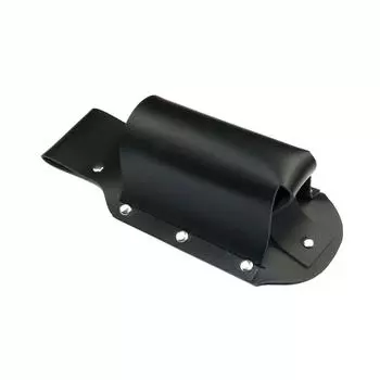 Поясной кожаный защитный чехол для пивной бутылки, креативный портативный альпинистский уличный чехол для банки, кожаный рукав для чашки, поясная сумка One Size чёрный