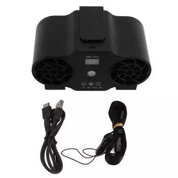 Поясной вентилятор портативный USB перезаряжаемый 4 скорости вперед и назад поясной вентилятор для лета на открытом воздухе 5000mah