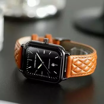 Поясные часы женские квадратные поясные часы Commuter Temperament Light Luxury Niche кварцевые часы простые календарные модные женские часы