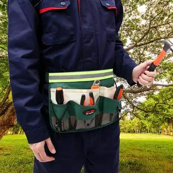 Поясные сумки для садовых инструментов, поясной фартук для инструментов с карманами, ткань Оксфорд 600D, садовый набор, большая сумка для дома Type 4