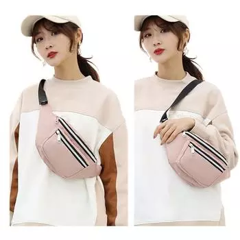 Поясные сумки для женщин и мужчин, модные нейлоновые поясные сумки, дорожные сумки-слинги, сумки для бега чёрный