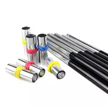 Появляющийся шелк для палочек Волшебная палочка Трюковый реквизит Волшебная палочка Волшебные игрушки Волшебная трость Крупным планом чёрный