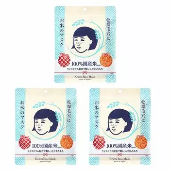 Pore Nadeshiko rice mask 10 pieces x 3 pieces set