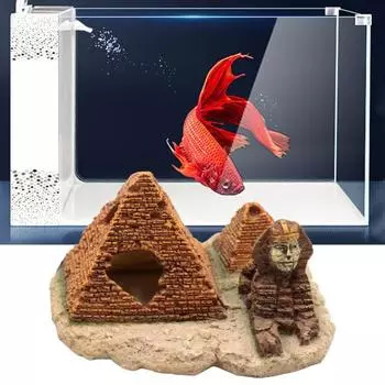 Пористый дизайн аквариумного украшения без загрязнения Креативное украшение для аквариума