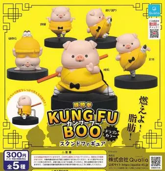 Pork Shoken Kung Fu Boo Dragon цветная подставка фигурка 5 типов Gacha Gacha капсульная игрушка [набор (Полный Полный)]