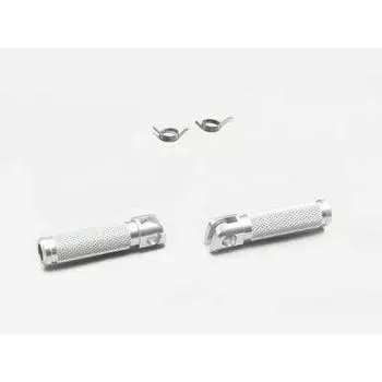 HURRICANE Подножка серебристая HF5132A, Анодированная, серебряный