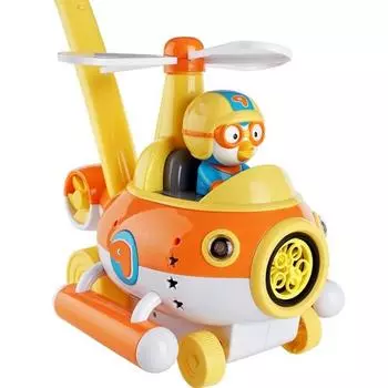 Pororo Childrens Melody Вертолет Bubble Roller Корейские детские игрушки
