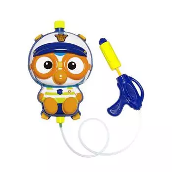 Pororo Jobs Полицейский рюкзак Водяной пистолет, корейские игрушки