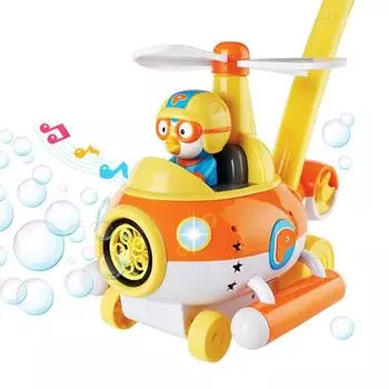 Pororo Melody Вертолет-качалка с пузырями, корейские игрушки