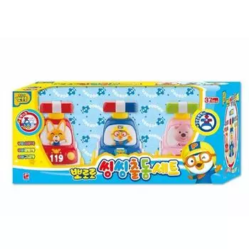 Pororo New Singsing Deployment Fullback Car Set, желтый, популярные корейские игрушки
