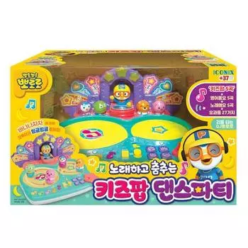 Pororo поет и танцует, детская поп-танцевальная вечеринка, музыкальный инструмент, разные цвета, корейские игрушки