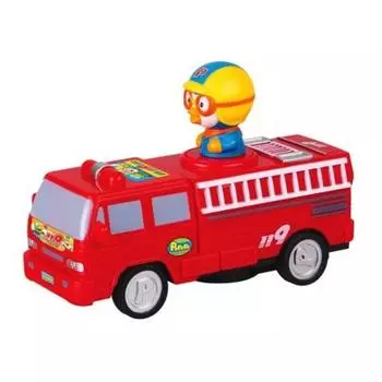 Pororo Push & High 119 Пожарная машина, РазноцветныеПопулярные корейские куклы и игрушки