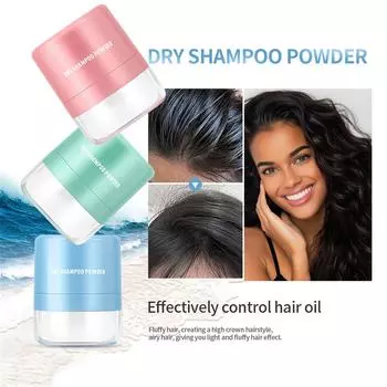 Порошок для сухой чистки волос, пух для волос, свежая прическа, портативная челка, несмываемый порошок для сухих волос One Size