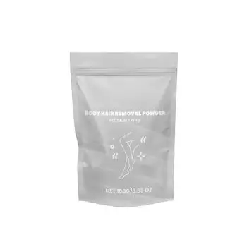 Порошок для удаления волос на теле Порошок для удаления волос для женщин и мужчин Натуральные ингредиенты Без стимуляции One Size