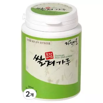 Порошок из рисовых отрубей Natural Village Premium 300, 2 шт.