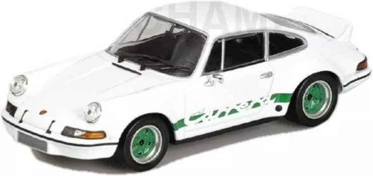 Porsche 911 Carrera RSR 1973 Белый x Зеленая полоса 1/43 2.8