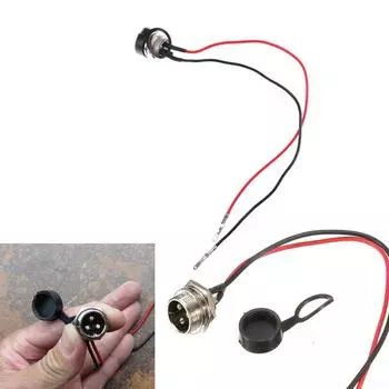 Порт разъема зарядного устройства, 3-контактный линейный разъем, шнур, пластиковый металл