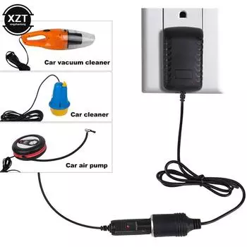 Portable 220V to 12V 2A for Car Cigarette Lighter Adapter Socket 220V to 12V 600ma Charger Converter Home Parts US/EU/UK
