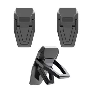 portable aluminum alloy laptop stand with two adjustable angles cooling and heat and compatible with multiple devices Includes two laptop stands per чёрный