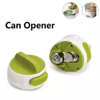 Portable Anti-slip Manual Can Opener Easy Release Handheld Jar Bottle Open Tools Rust Proof Adjustable Can Tapper Soda зелёный