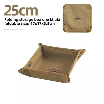 Portable Camping Gadgets Tray Foldable Oxford Storage Tray Travel Desktop Sundries Organizer Home Jewelry key Organizer