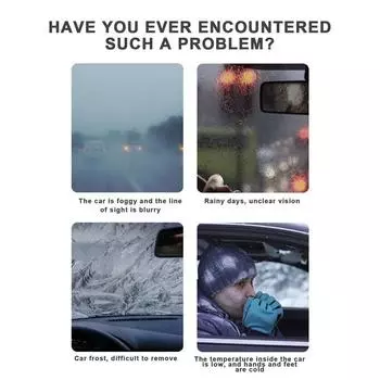 Portable Car Heater Fan 360 Rotation Electric Cooling Device 12V Fast Cooling Fan Defogger Defroster for SUVs Auto Vehicles