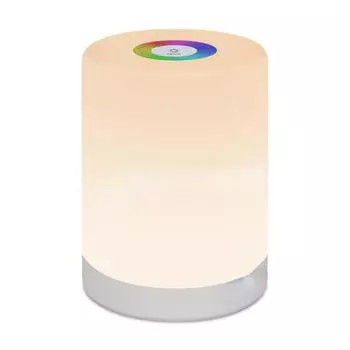 Portable Creative Mini LED Light USB Rechargeable Touch Colorful Night Light Bedroom Decoration Bedside Atmosphere Light