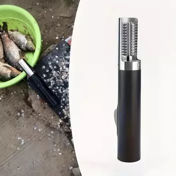 Portable Electric Fish Scale Remover,Stainless Steel,USB Rechargeable, Efficient Fish Scale Remover, Suitable for Seafood, Kitchen Essential
