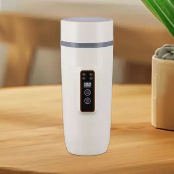 Портативный электрический чайник для воды, персональный бойлер для домашнего офиса, абрикосово-бежевый Apricot Beige