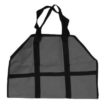 Portable Firewood Carrier Bag 600D Oxford Cloth Large Fire Wood Bag Heavy Duty Firewood Holder with
