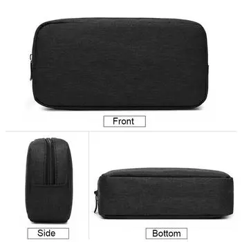 Portable Gadget Digital Storage Bag Travel Wires Charger Power Bank Mouse Pouch USB Cable Earphone Charge Pal Organizer 17x11.5cm серый