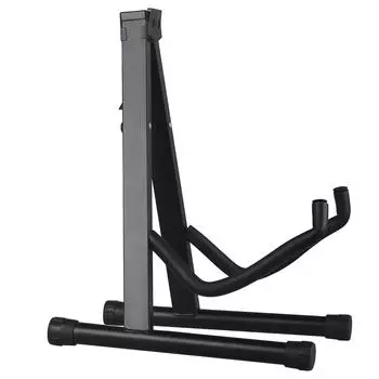 Portable Guitar Stand Musical Bracket Foldable Holder Tripod Sturdy And Stable for Guitar Bass Stringed Musical Instrument Parts чёрный