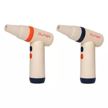 Portable Hair Dryer Small 3 Adjustable Wind Power for Hotel Salon Traveling синий