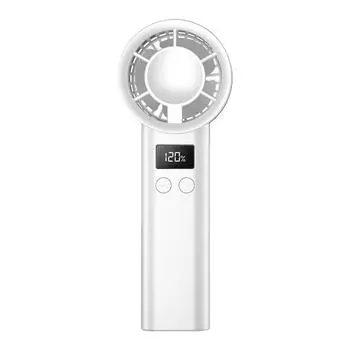 Portable Handheld Mute Highspeed Fan Large-Capacity Battery Electric Fan for Travel Outdoor Personal Cooling Air Circulation