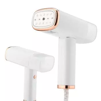 Portable Handheld Steam Iron 1000W Folding Mini Garment Hanging Steamer Clothes Ironing Wet Dry Ironing Machine for Home Travel EU белый