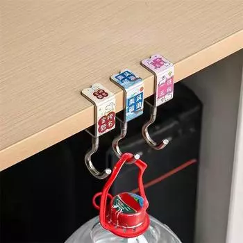 Portable Hanging Bag Hook Student Desk Side Schoolbag Holders Removable Handbag Storage Racks Multi-functional Adjustable Hooks