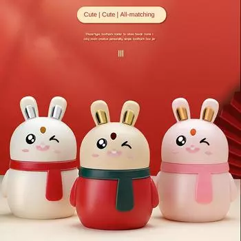Portable Household Rabbit Toothpick Tube Creative Automatic Toothpick Box Cartoon Cute Press Toothpick Jar Toothpick Bottle