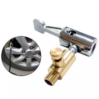 Портативный надувной насосный соединитель для автомобильного компрессора с воздушным патроном для шин, который можно спустить, шинный нагнетатель, шинный патрон для ремонта шланга